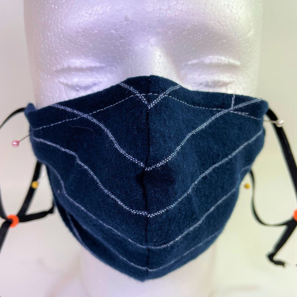 Three Duke Blue Devil Face Masks NEW Reversible Plaid - Picture 9 of 9